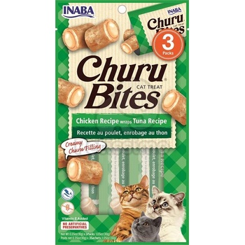 INABA Cat Churu Bites - риба тон 3 x 10 г
