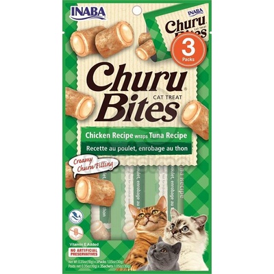 INABA Cat Churu Bites - риба тон 3 x 10 г