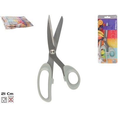 Nožnice kuchynské 21 cm šedé