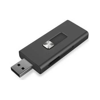 KSIX Четец за карти KSIX Micro SD Черен