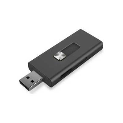 KSIX Четец за карти KSIX Micro SD Черен