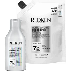 Redken Acidic Bonding Concentrate Shampoo 300 ml+ Refill 500 ml
