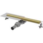 WIRQUIN Комплект душ канал с капак Wirquin Linear, четкано злато, 60 см (30950226)