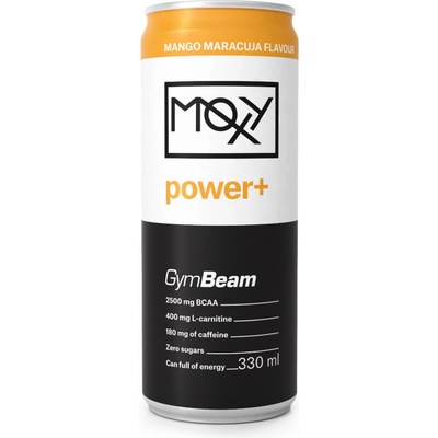 GymBeam Moxy Power+ Energy Drink Mango marakuja 330ml – Zboží Dáma