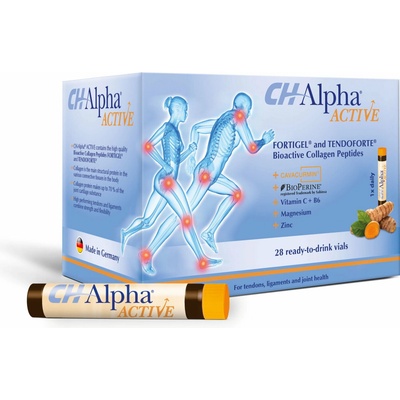 Alpha ACTIVE ampulky na pitie á 30 ml kolagénové peptidy 28 ks