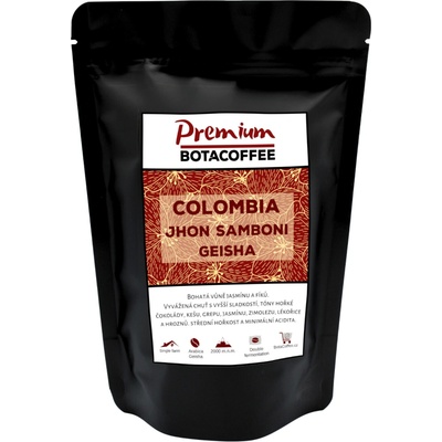 BotaCoffee Colombia Jhon Samboni Geisha Velmi hrubě mletá french press 250 g