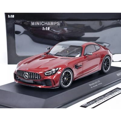 Mercedes AMG GT R 2021 červená metalíza MINICHAMPS 1:18