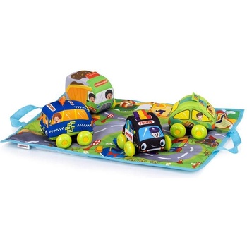 Chipolino К-т постелка за гимнастика с 4 броя коли (3800933001443)