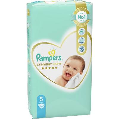 Pampers Бебешки пелени Pampers - Premium Care 5, 58 броя (1007000124)