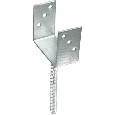 Pätka stĺpika U 81x60x100mm, tŕň Ø18x200mm, hrúbka 4mm, pozink