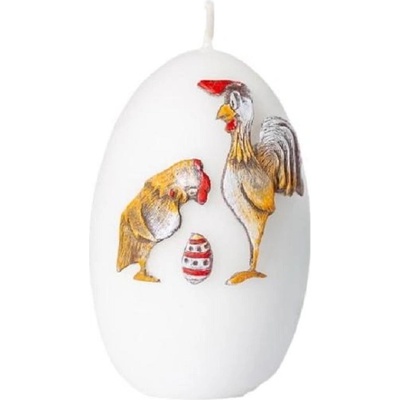 Rak Комплект свещи Rak - Петел, 6 броя (rooster eggs)