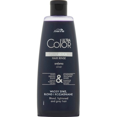 Joanna Ultra Color Silver Hair Rinse tónovací vlasová voda přeliv stříbrná 150 ml