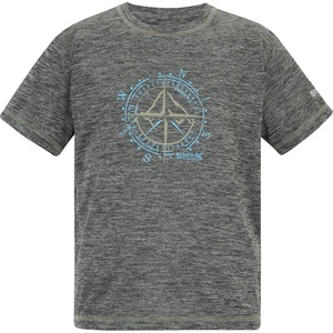 Regatta Детска спортна тениска Regatta Kid's Alvarado Sport shirt - Black Marl - размер 14 Years (704-6358-0117)
