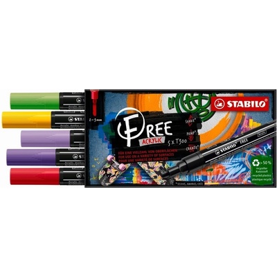 Stabilo T300 Vibrant 5 ks