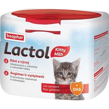 Beaphar Mléko sušené Lactol Kitty Milk 500 g