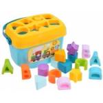 Jokomisiada Educational set Bucket blocks letters SORTER 16pcs ZA3803