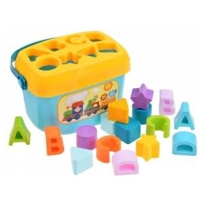 Jokomisiada Educational set Bucket blocks letters SORTER 16pcs ZA3803