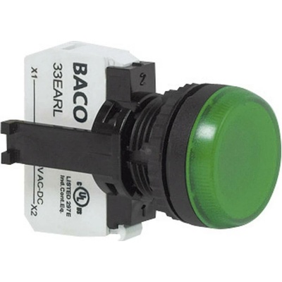 BACO L20SE10L signalizační světlo s LED elementem červená 24 V/DC, 24 V/AC 1 ks