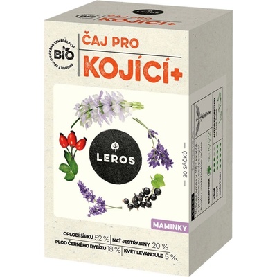 Leros BIO Čaj pro kojící plus 40 g
