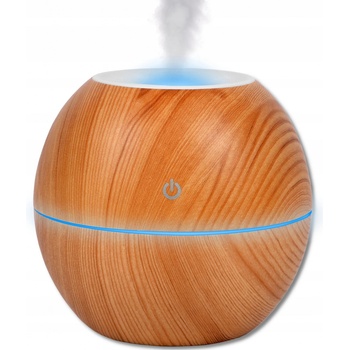 LTC zvlhčovač vzduchu 4 farby osvetlené 130 ml svetlé drevo