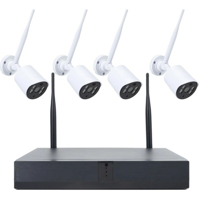 PNI WiFi-892-S - Комплект за видеонаблюдение 5G NVR и 4бр. 2MP камери, P2P, IP66 (WF892-S)