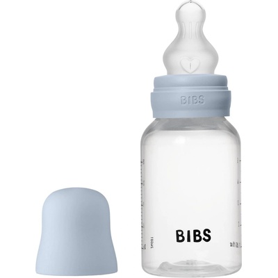 BIBS Бебешка бутилка РР с аксесоари Bibs - Baby Blue, силикон, 150 ml (50161231)