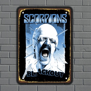  Scorpions - музикална метална декоративна табелка