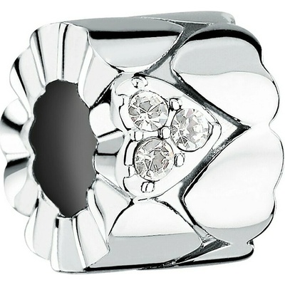 Morellato Ocelový korálek Srdíčko s krystaly Drops SCZ1400 – Zboží Dáma