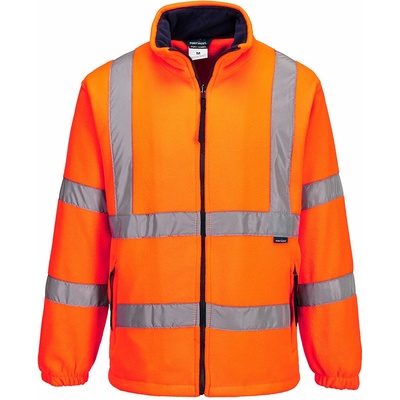 Portwest F300 HI VIS Fleecová reflexná mikina Fluorescenčno oranžová
