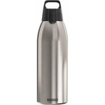 SIGG - Insulated drinking bottle - Thermos bottle Shield Therm One Brushed - carbonated drinks - leak-proof - dishwasher safe - BPA-free - 90% recycled stainless steel - silver - 1.5L - 6218.10