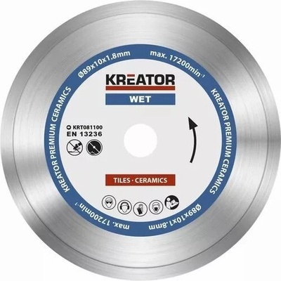 Kreator Diamantový kotouč celoobvodový 89 mm KRT081100