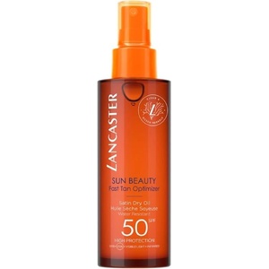 Lancaster SUN BEAUTY Fast Tan Optimizer Satin Dry Oil SPF50 Слънцезащитен продукт дамски 150ml