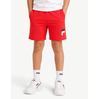 Fila Lobez Graphic Logo Shorts Red