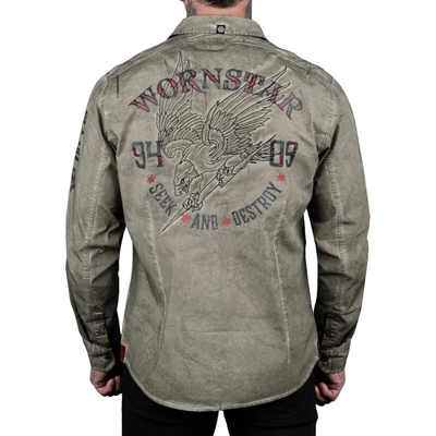 Wornstar košele Seek and Destroy zelená
