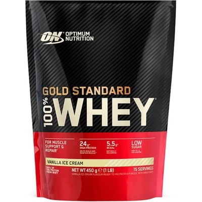 Optimum Nutrition Gold Standard 100% Whey, ванилия, 454 g, Optimum Nutrition