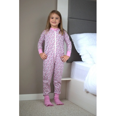 Detský overal Kvetinový venček ostružina