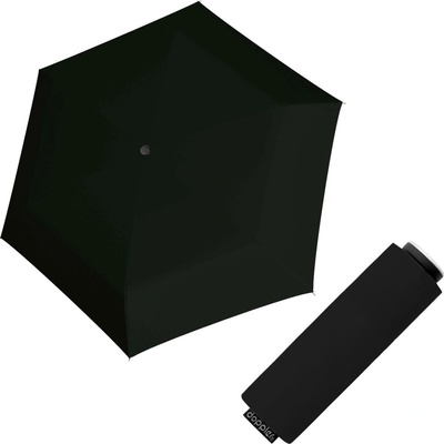 Doppler Fiber Mini Compact uni Black dámsky skladací dáždnik černý