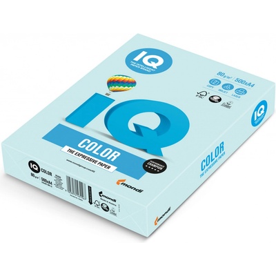 Barevné papíry IQ Color BL29 A4 80 g světle modrá balení 500 lst. – Zboží Dáma