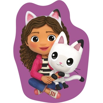 Jerry Fabrics Детска възглавница от флийс 35x35 cm Gabby´s Dollhouse "Pandy" - Jerry Fabrics (24SC237)