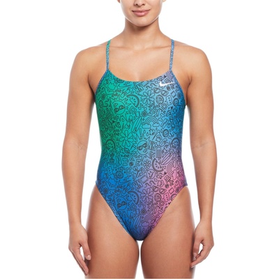 Nike Бански костюм Nike Swim Hydra strong Cutout One-Piece Swimsuit - Multi
