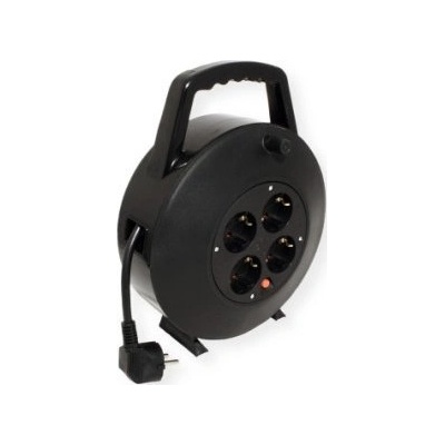 Bachmann Удължител, Bachmann, Пластмаса, 4 изхода, 10m, 1200W/3500W, Черен (393.002 ) (393.002)