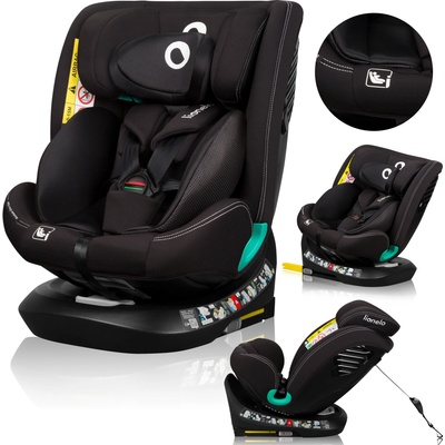 Lionelo LO-BASTIAAN ONE I-SIZE 2024 BLACK CARBON