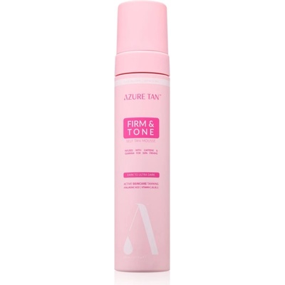 Azure Tan Firm & Tone автобронзант-мус цвят Dark To Ultra Dark 200ml