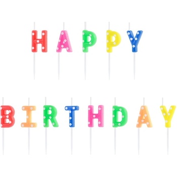 Party Deco Свещички "Happy Birthday