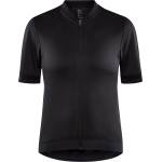 Craft Дамска фланелка с къс ръкав за колоездене Craft Women's Core Essence Jersey Cycling jersey - Black (156-1554-0113)