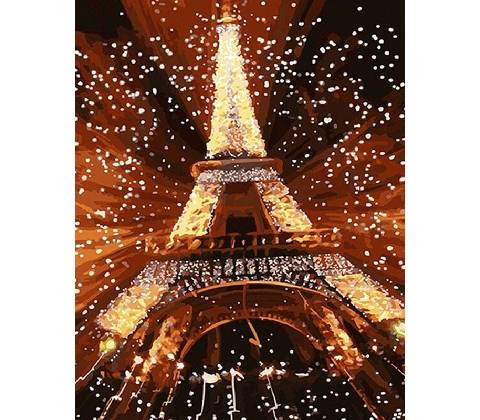 Malování podle čísel Eiffel tower