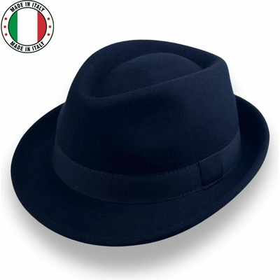 Krumlovanka Cestovní klobouk Trilby voděodolný rolovatelný Superior Quality P-181056 tmavě modrý