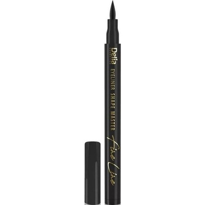 Delia Cosmetics Shape Master očná linka v pere Black 2 ml