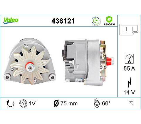 Alternátor VALEO 436121