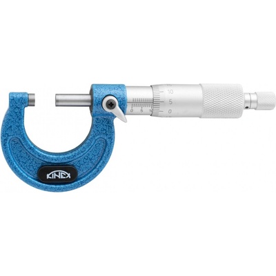 KINEX K-MET Mikrometr třmenový PROFESIONAL DIN 863 0,01 mm 0-25 mm KI7002-02-025